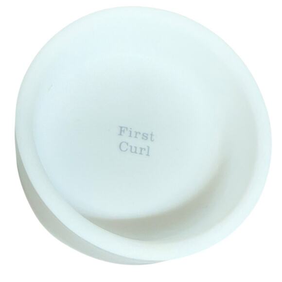 Hallmark Keepsake First Tooth & Curl Set Ceramic Little Lamb Trinket Boxes 2.5" - Picture 9 of 13